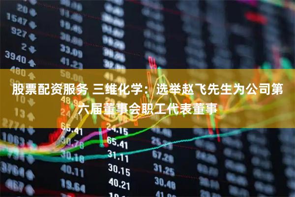 股票配资服务 三维化学：选举赵飞先生为公司第六届董事会职工代表董事