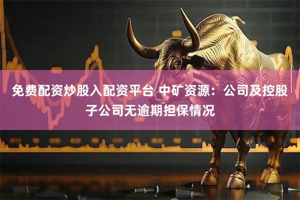 免费配资炒股入配资平台 中矿资源：公司及控股子公司无逾期担保情况